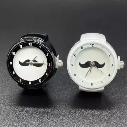 Free Size Luxury Quartz Watch Rings Finger Ring Watch Ladies Fashion Mini Clock for Women Men