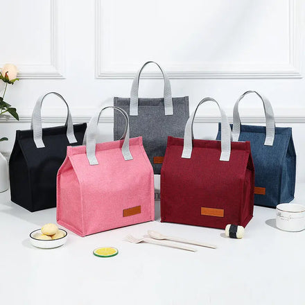 Economic Friendly Custom Logo and Printing Insulation Foil Bag Colorful Lunch Bags for Adults