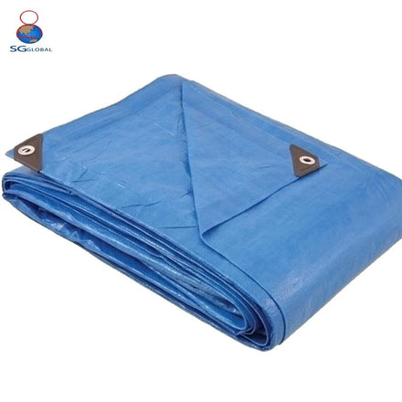 Custom Logo Fireproof LDPE Tarpaulin Waterproof PE Transparent Polyethylene Cover Tent with Woven and Laminated Patterns