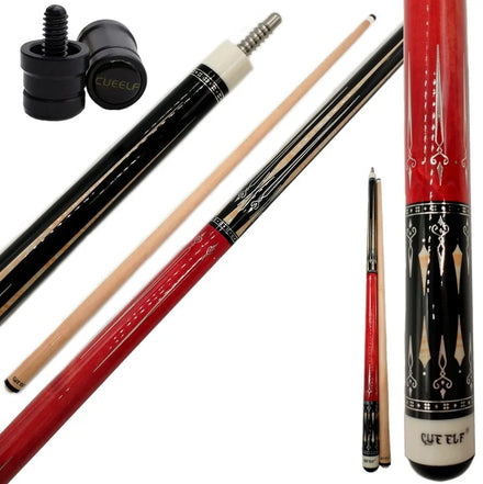 Cueelf Professional Maple Wood Carom Pool Cue Stick Shaft Stainless Steel Joint Durable Billiard Cue for Players