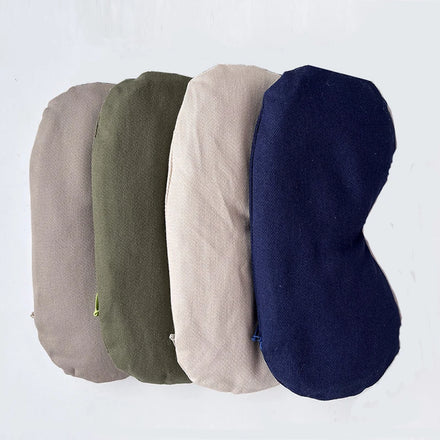 Weighted Eye Pillow Lavender Flaxseed Aromatherapy Relaxation Warm Eye Compress Moist Heat Microwavable Eye Mask