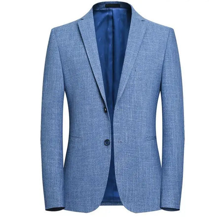 Men's Korean Version Business Suits Casual Slim Trend Autumn Spring XL Waterproof Breathable Ironing Polyester Worsted Tuxedo