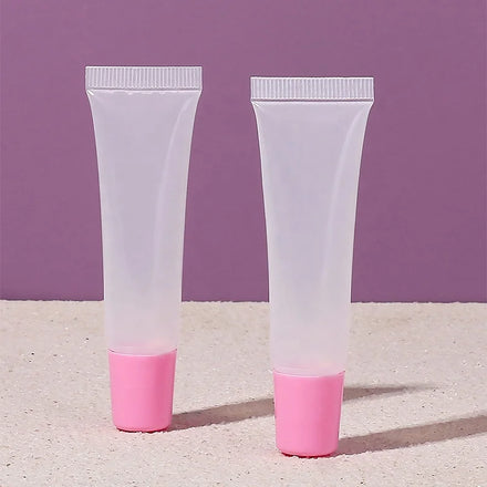 Ready to Ship 15ml Emply Lip Gloss Squeeze Tubes Lip Balm Container Soft Squeeze Private Label Lip Gloss Tube Cream Tube