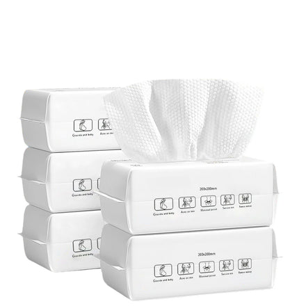 Soft Face Towel Disposable Thick Makeup Removing Clean Tissue Facial Dry Wipes for Skin Care