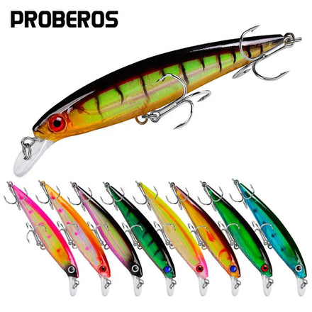 Floating Minnow Fishing Lure 3D Lifelike Eyes Hard Crankbait Casting Wobblers Swimbait Fishing Tackle