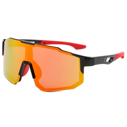 New Designer Oversize Anti UV Polarized Windproof Sport Sunglasses 8 Colors Outdoor Shades for Cycling PC Frame Wholesale