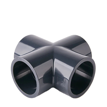 Wholesale Four Way Cross Tee High Pressure Plastic UPVC PVC Pipe Fitting for Plumbing Smooth Surface Water Supplying