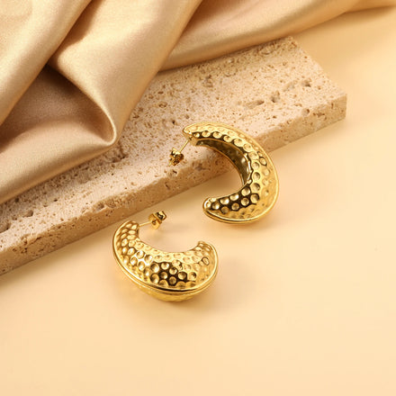 Wholesale Factory Price Stainless Steel Tear Drop Earrings Women Gold Plated Jewelry Women Stud Earrings for Girls