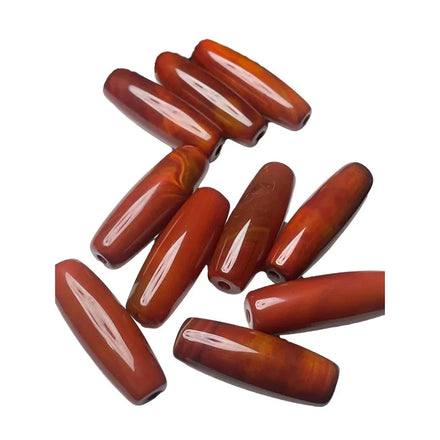 YL008 Red Agate 15*40MM Long Agate Beads for Jewelry Making