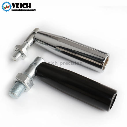VEICHU VCN932 Carbon Steel Fixed Straight Handles Zinc Chrominum Foldable Handle Grip for Mechanical Equipment