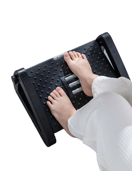 Factory Price Office PP Plastic Massage Footrest Stool with Ergonomic Design and Massage Surface