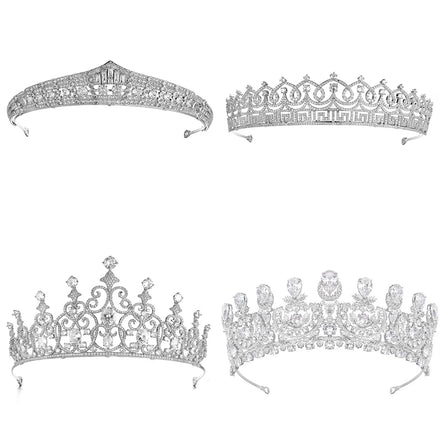 Diamond Crown Adult Birthday Party Princess Crown Wedding Zircon Bridal Tiara for Women
