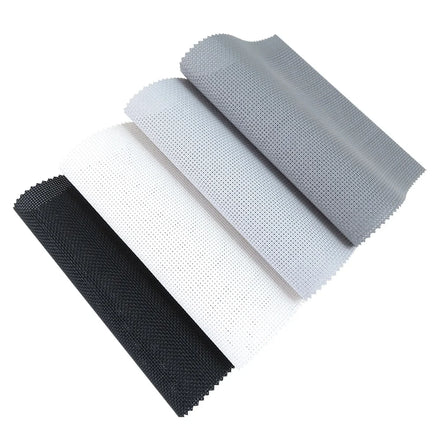 Mesh Sunshade Outside Waterproof Sun Screen Materials Basket Weave Breathable Roller Blind Sunscreen Fabric for Outdoor Window