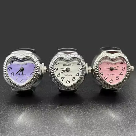 Luxury Elastic Finger Watch Quartz Ring Watches Fashion Clock for Men Women Couple