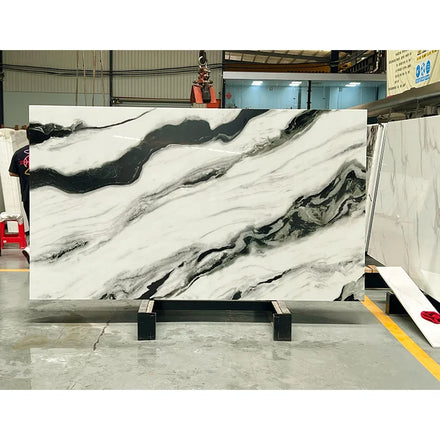 YD Stone Artificial White Marble Stone Slabs Nano Glass White Stone Slabs for Kitchen Counter Top