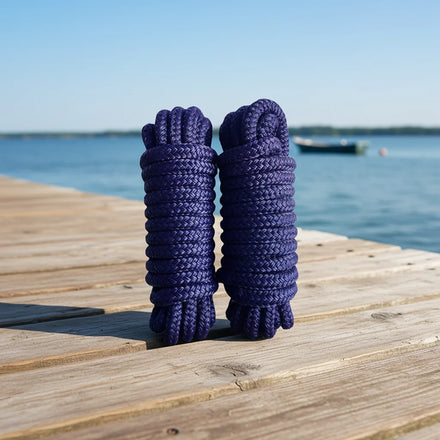 High Strength Double Braided Polyester Boat Rope 1-30mm Diameter 16/32/48 Strands