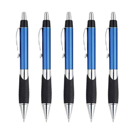 Promotional Cheap Plastic Ballpoint Pen Soft Rubber Grip Customize logo Ball Point Pen