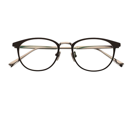 Luxury Blue Light Blocking Glasses Computer Eyewear Clear Lens Titanium Eyeglasses Frame