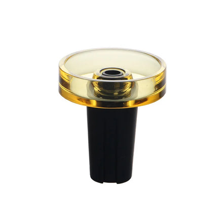 Wholesale Customizable High Borosilicate Glass Hookahs Heat Resistant Handmade Pot Flavour Bowl Tobacco Cup Original Colors Logo