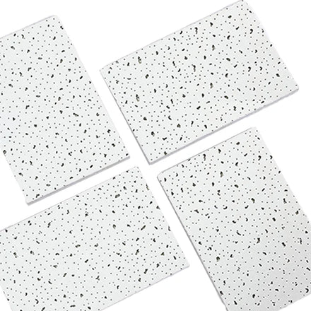 KENTE 8~22MM Square Mineral Fiber Ceiling Tiles Sheet Sound-Absorbing Board for Apartment Use