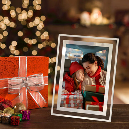 4x6 5x7 Wholesale Customized Glass Photo Frame Simple Fashionable Display Pictures Horizontal or Vertical for Table