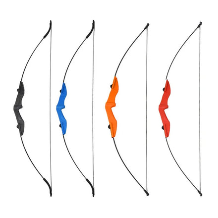 20/30/40 LBS Black Rubber Riser Straight Double Rest Lightweight Archery Tag CS Recurve Bow for Archery Tag Game