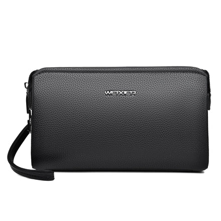 Fashion Pu Leather Men's Wallet Clutch Bag Card Holder Long Waterproof Wallets Zipper Large Capacity Business Male Purse