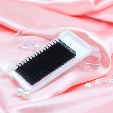 Private Label Individual Eyelash Extensions Velvet Lash Trays Cashmere 0.03 0.05 0.07mm Volume Lash Trays Wholesale