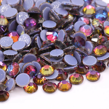 Wholesale SS4 1440pcs/bag Glass Crystal Hot-fix Flatback Rhinestones