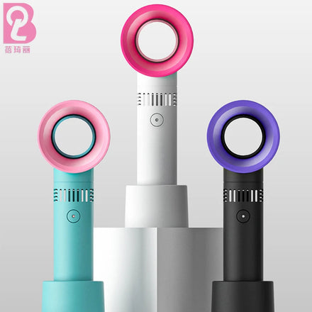 Beiqili Portable Mini Eyelash Dryer Handheld Lash Fan Dryer Rechargeable USB C Air for Eyelash Extensions Made Durable Plastic