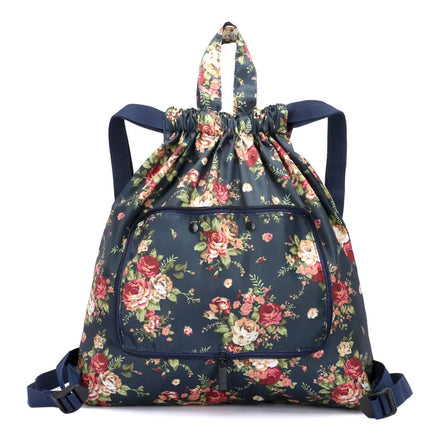Waterproof Anti-Theft USB Laptop Oxford Polyester Lining Zipper Closure Unisex Backpack Swim Gym Sports Folding Shopping Bag