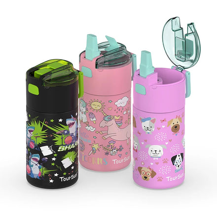 New Design Insulated Stainless Steel Water Bottle with Straw Kids' Portable Boiling Water Applicable