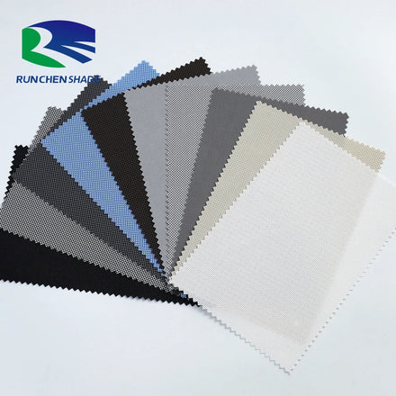 Easy Control Spring Roller Blinds with Sunscreen Fire Proof Fabric