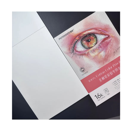 Potentate Watercolor Pad 100% Cotton 200gsm 20 Sheets Hot Press Water Color Paper