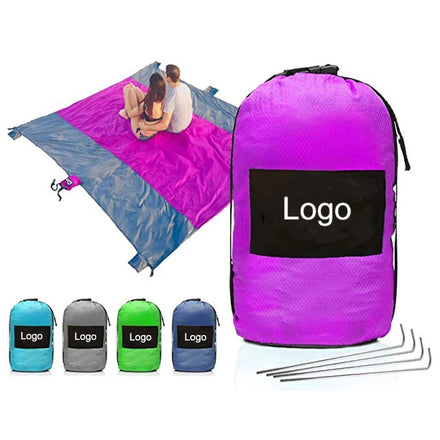 SF-009 Portable Outdoor Picnic Mat Durable Oxford Camping Blanket With Tote Foldable Waterproof Beach Mat
