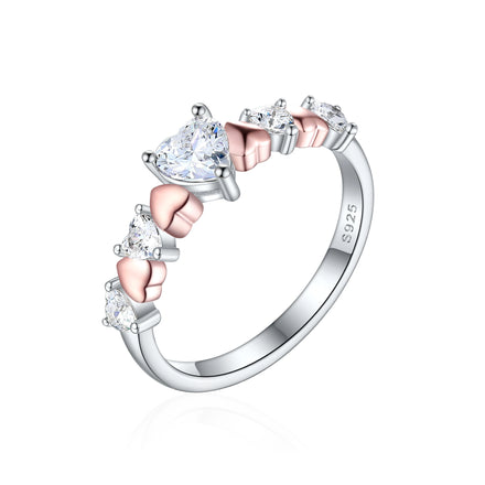 Sparkle Fashion Silver S925 Wedding and Engagement Rings for Women 3A Cubic Zirconia Ring Wedding Jewelry Manufacturer