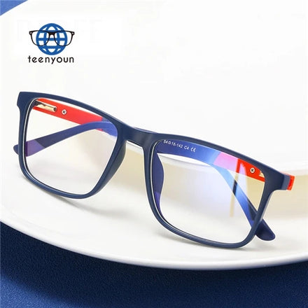 Teenyoun Stock Anti Blue Light Glasses Optical Frame Rectangle Sports Eyeglass for Men Eyeglasses Optical Glasses 2024 Wholesale