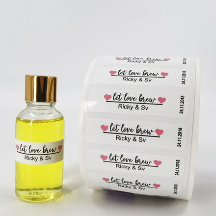 Factory Direct Custom Professional Decal Printing Adhesive Sticker Labels Hot Sale Low Price Paper Packaging for Perfume