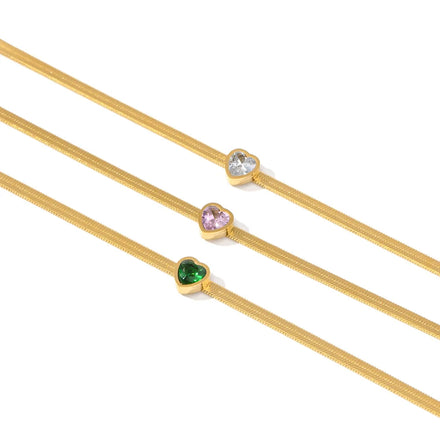 SC Hot Selling Fashion Stainless Steel Bracelets Shimmery Colorful Diamond Bracelet Funky Snake Bracelet for Women
