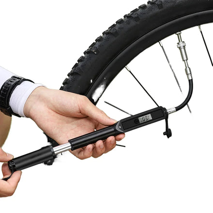 Portable Mini Aluminium Tube Electric Inflator Hand Bicycle Pump for Convenient Mountain Biking and Cycling