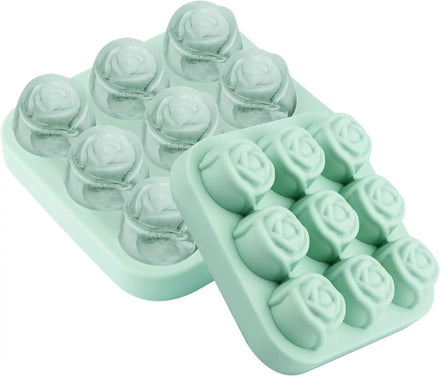 New Fashion Portable Silicone Ice Ball Maker Mold Eco-Friendly and Sustainable Ice Cube Tray with Lid Bin for Ice Cream Making