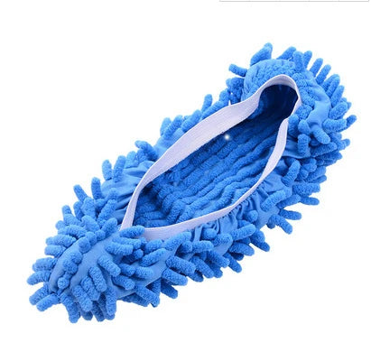 Lazy Convenience Simple Padded Multifunctional Eco-Friendly Mopping Floor Tools Creative Durable Chenille Bending Mopping Shoes