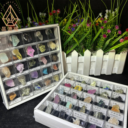 Kindfull Wholesale Crystal Tiny Size Irregular Shape DIY Specimen Boxes for Meditation