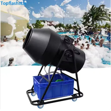 Topflashstar 3000W Foam Injection Machine Jet Foam Machine Cannon Party Outdoor Parties Swimming Pool Equipment