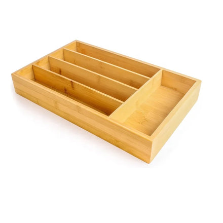 Small Kitchen Utensils Drawer Organizer Wooden Flatware Cutlery Tray Silverware Divider Organizer Wood Silverware Utensil Tray