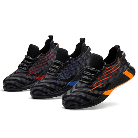AMAWEI Customizable Logo Unisex Safety Shoes Work Sneakers Steel Toe Lightweight Protective Used for Factory Safety Sneakers