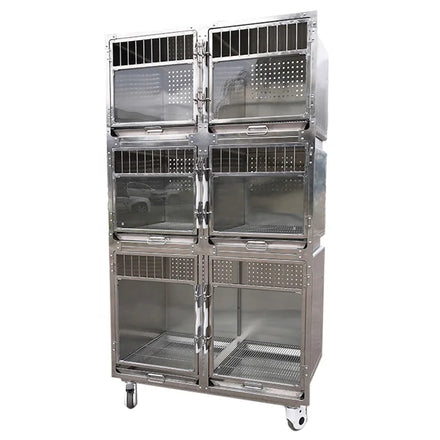 LIZE PET High Quality Stainless Steel Veterinary Cage Wood Houses for Pet Hospital Dog Pet Health Care Equipment