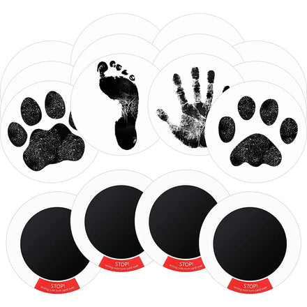 Inkless Plastic Pet Pawprint Ink Pad Kit-Non-Toxic 6 Colors for Children's Toy Use
