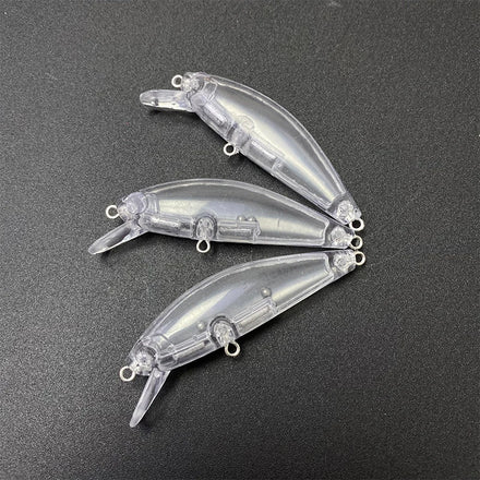 Unpainted 70mm 10g Minnow Lure Artificial Bait Pesca Trout Sinking Minnow Bass Fishing Lures Wobbler Lake Lures Blanks