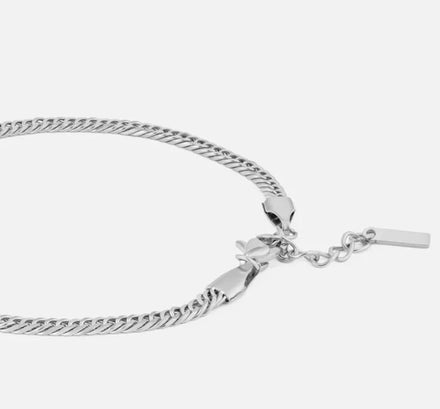 Inspire 18K Gold Plated 3mm Minimalist Stainless Steel Cuban Bracelet Factory Wholesale Fine Jewelry Ready to Ship for Parties